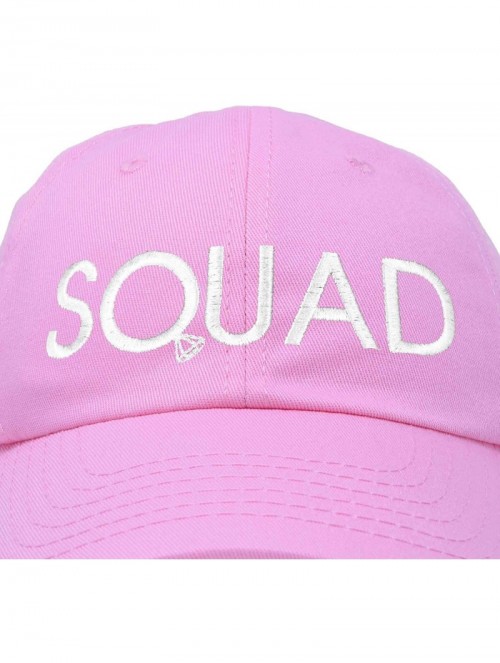 Baseball Caps Bachelorette Party Bride Hats Tribe Squad Baseball Cotton Caps - Squad-light Pink - CV18HU7IH8R $12.18