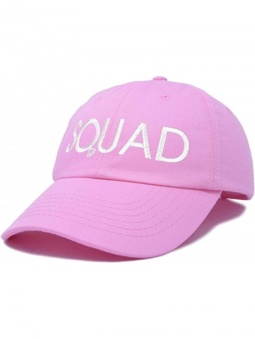 Baseball Caps Bachelorette Party Bride Hats Tribe Squad Baseball Cotton Caps - Squad-light Pink - CV18HU7IH8R $12.18