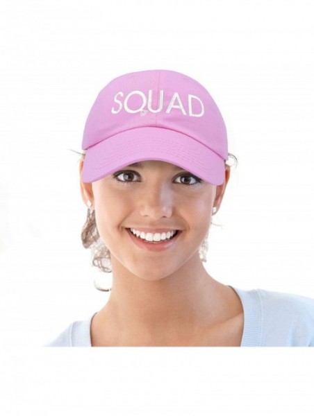 Baseball Caps Bachelorette Party Bride Hats Tribe Squad Baseball Cotton Caps - Squad-light Pink - CV18HU7IH8R $12.18