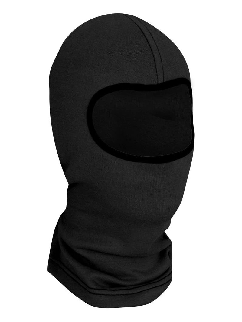 Balaclavas Comfort Fleece Balaclava- One Size Fits Most- Black - Comfort Cotton Fleece - CY11IFLP459 $36.81