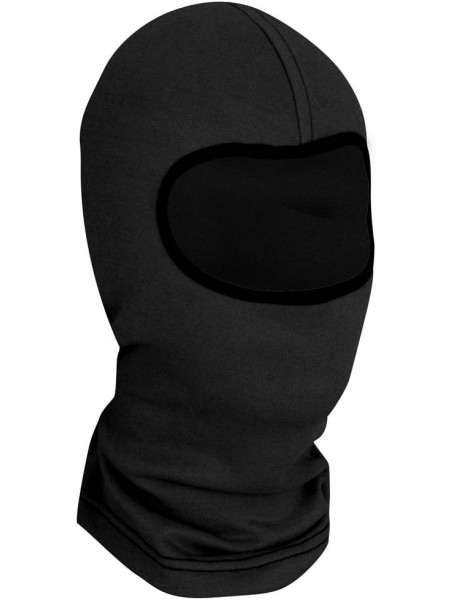 Balaclavas Comfort Fleece Balaclava- One Size Fits Most- Black - Comfort Cotton Fleece - CY11IFLP459 $36.81