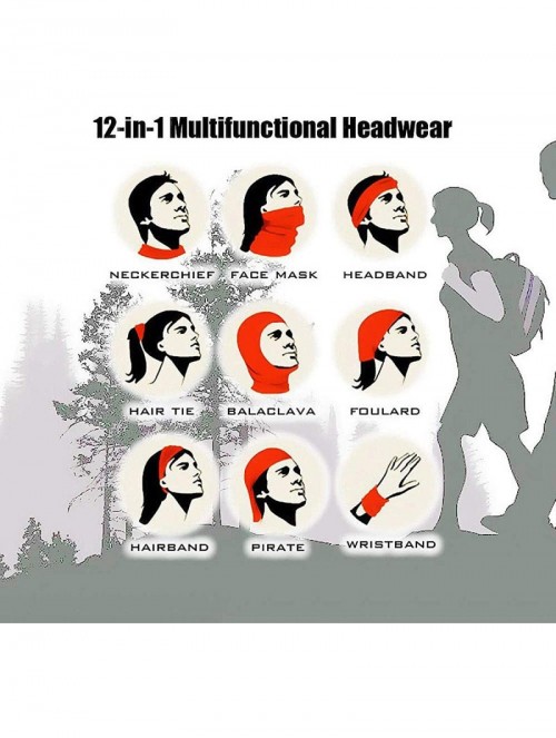 Balaclavas Multifunction Seamless Bandanas Balaclava Windproof - Style 8 - C5197WQ0EZ0 $16.62