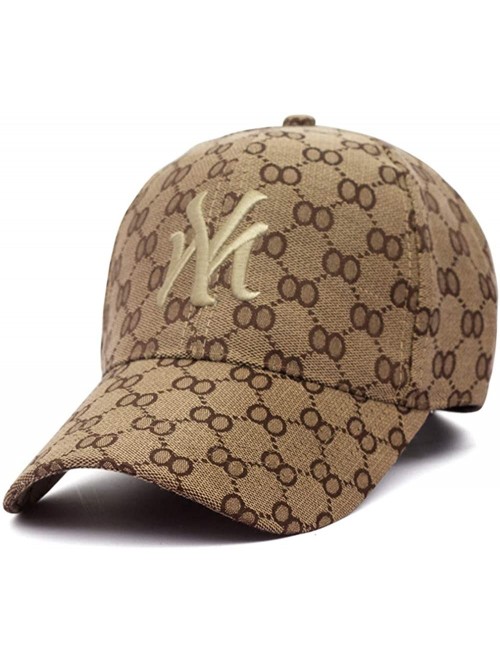 Baseball Caps Unisex Fashion OO Honeycomb Lattice Baseball Caps Adjustable Quick Dry Sports Cap Sun Hat - My-khaki - C418Y652...