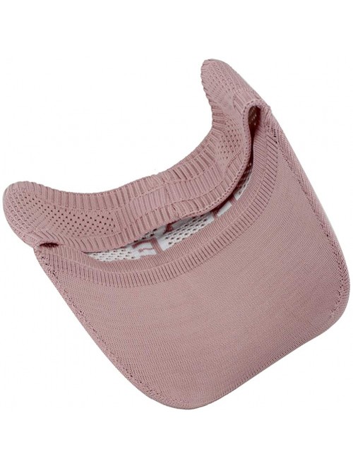 Baseball Caps Womens Summer Quick-Dry Mesh Empty Top Golf Stretchy Sun Baseball Visor Hat Cap - Letters Pink - CA18ROX8WT9 $1...