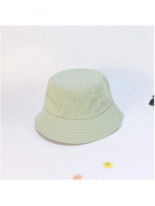 Bucket Hats Bulldog Embroidery Hat Bucket Hat Fisherman Hat Summer Cap Beach Hat Summer Hat - Pink - C018WK635E8 $28.20