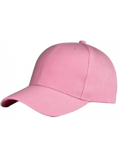 Baseball Caps Unisex Hats for Summer Baseball Cap Dad Hat Plain Men Women Cotton Adjustable Blank Unstructured Soft - Z3-pink...