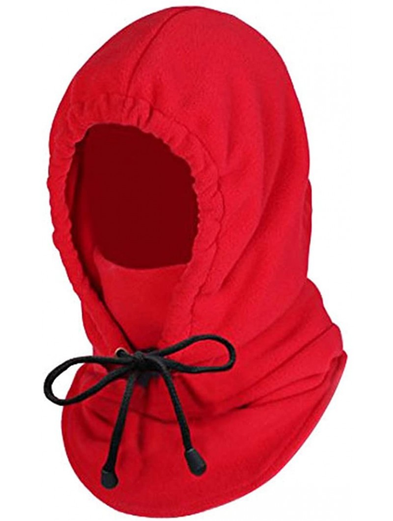 Balaclavas Tactical Heavyweight Balaclava Outdoor Sports Mask - Red - CZ12MAWYQUL $11.14