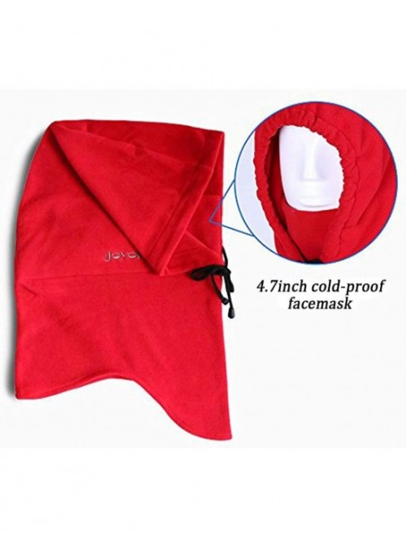 Balaclavas Tactical Heavyweight Balaclava Outdoor Sports Mask - Red - CZ12MAWYQUL $11.14