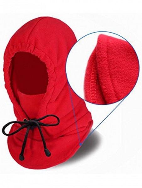 Balaclavas Tactical Heavyweight Balaclava Outdoor Sports Mask - Red - CZ12MAWYQUL $11.14