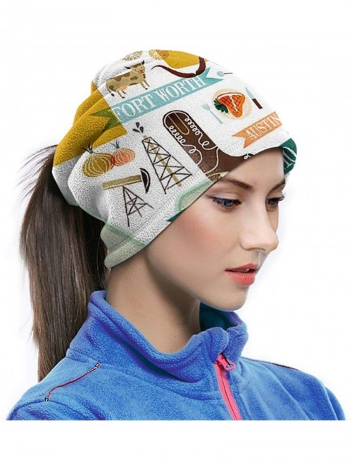 Balaclavas Neck Gaiter Headwear Face Sun Mask Magic Scarf Bandana Balaclava - Texas Us Map - CZ1979MQLAW $22.86