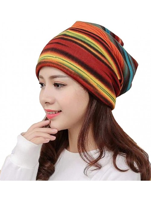 Skullies & Beanies Women's Soft Baggy Oversized Slouchy Cap Beanie Skull Hat - Green - CV12N83H8ZX $13.05