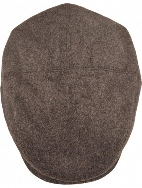 Newsboy Caps Premium Men's Wool Newsboy Cap SnapBrim Thick Winter Ivy Flat Stylish Hat - 3009-lt. Brown Plain - CI18Y926HSN $...