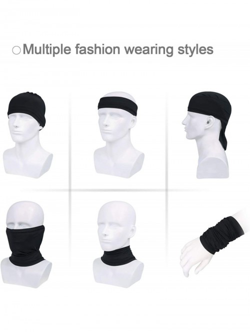 Balaclavas Protection Windproof Sunscreen Breathable - 1 Pack Black - CN19724IXTN $11.27