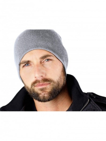Skullies & Beanies 9" Skull Cap Beanie That Will Fit Your Head Perfect - Gray - C3129ECWHD9 $16.57