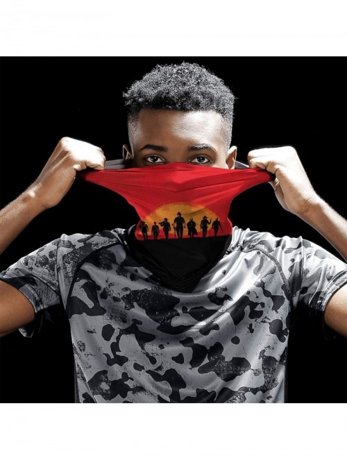 Balaclavas Red Dead Redemption 2 Poster Windproof Multifunctional Headbands Headwear - CI197WATLTQ $15.51