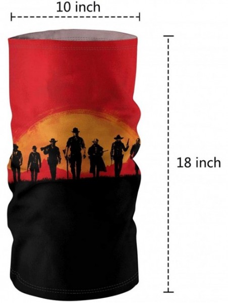 Balaclavas Red Dead Redemption 2 Poster Windproof Multifunctional Headbands Headwear - CI197WATLTQ $15.51