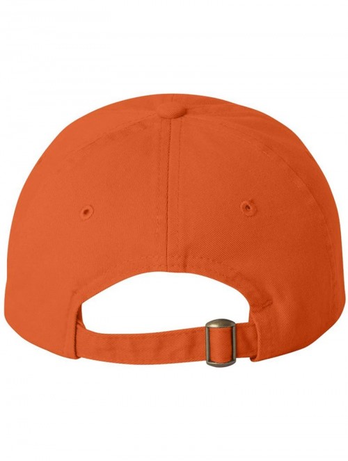 Baseball Caps Custom Dad Soft Hat Add Your Own Embroidered Logo Personalized Adjustable Cap - Orange - CG1953WQ3YM $36.12