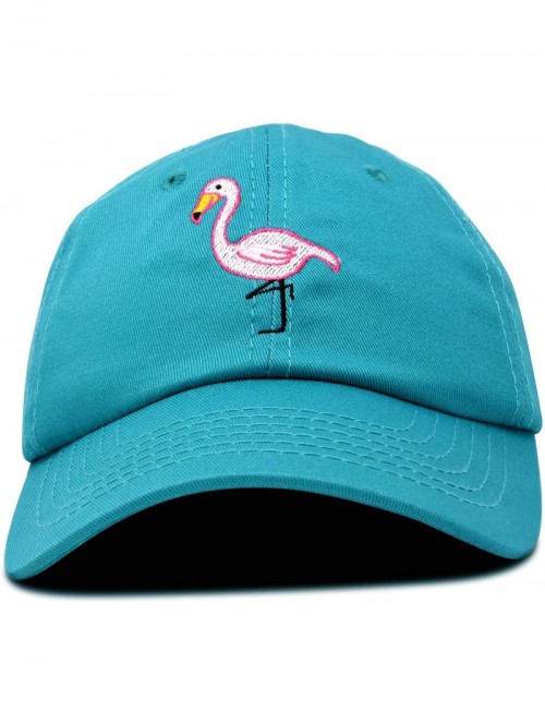 Baseball Caps Flamingo Hat Women's Baseball Cap - Teal - CQ18M62M2CY $17.79