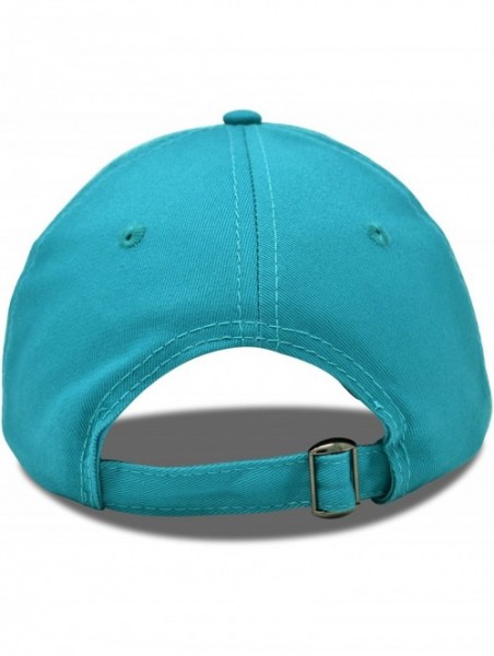 Baseball Caps Flamingo Hat Women's Baseball Cap - Teal - CQ18M62M2CY $17.79