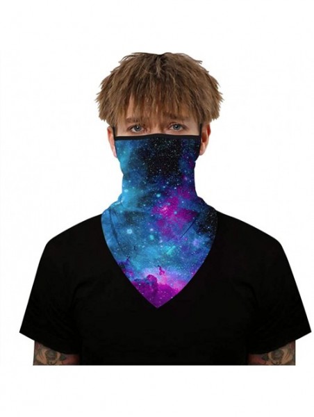 Balaclavas Men Women Ear Loops Face Scarf Neck Gaiters Bandana Mask Balaclava for Dust Wind - 20 - CQ198UZLD46 $17.15