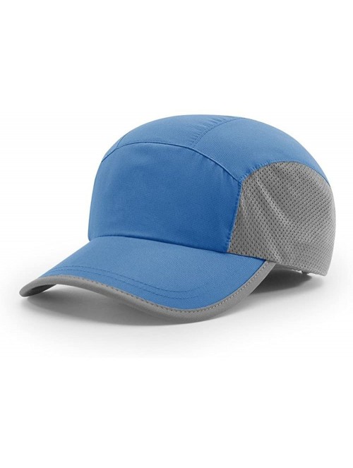 Baseball Caps 150 MESH Panel Running Blank Baseball Cap OSFA HAT - Royal/Charcoal - C21873M62RY $15.64