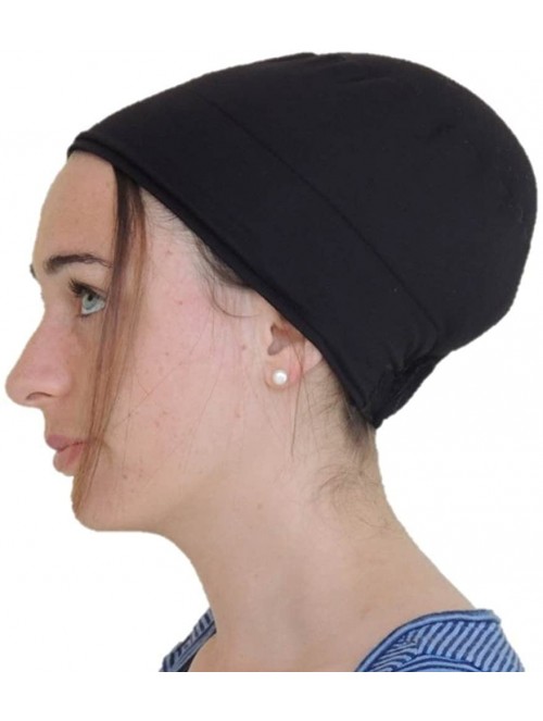 Headbands Tichel Volumizer & Anti Slip Headband Headcovering Headscarf - Black - C1121MTBTLD $54.49